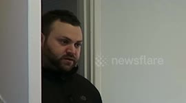 Man passes out in response to 'fake blood prank'