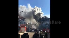 Major fire breaks out at mall in China