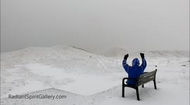 Impressive 'icy wave eruptions' and ice dunes on Lake Superior