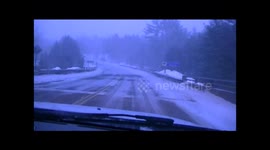 Driving through a Blizzard