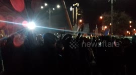 Thousands take to the streets of Bucharest to demand a new government