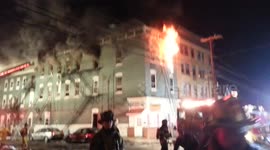 2nd alarm Working Apartment fire (fire venting) #3