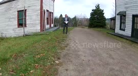 Dronie Leads Awesome Countryside Drone Crash!