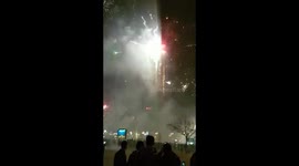Berlin NYE 2016 fireworks fail