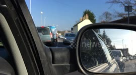 Knock on effect from crash on the A1