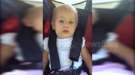 Newsflare Edit - Girl, 1, makes good use of the word 'no' shortly after learning it