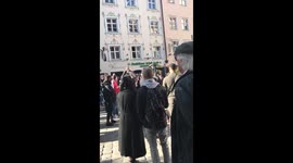 Arsenal fans in Munich 15th of Feb 2017