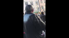 Arsenal fans in Munich 15th of Feb 2017