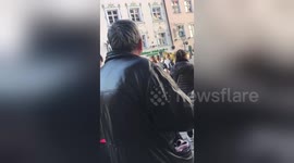 Newsflare Edit - Arsenal fans in Munich 15th of Feb 2017