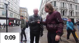 YouTuber tries to break Donald Trump's handshake record with hilarious prank