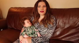 Adorable baby girl has so much hair people think she’s wearing a WIG