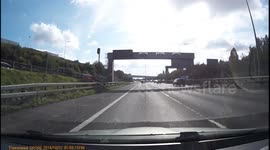 Caravan man nearly takes me out on the Motorway