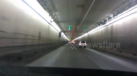 Eisenhower Tunnel Drive Thru, Colorado Mountain Tunnel on I-70W