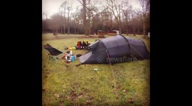 Time-lapse: Trans-continental bycle touring/camping