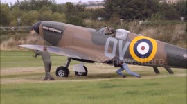 Guy Martins Spitfire N3200 Stuck On Airfield