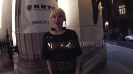 Singer Ivy Mae talks about encountering an Anti Fur protest