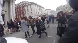 Yolandi Visser attends London Fashion Week