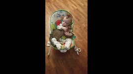 Just a baby and his kitty