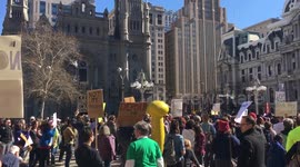 Not My President rally in Philadelphia today