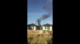 Breaking: Plane crash at #Melbourne's #Essendon #Airport . Captured this on my way to work. https://t.co/J5z5rd7x8L