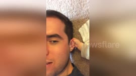 Newsflare Edit - Baby shows daddy who is boss!!!