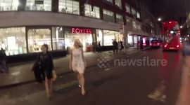 Pixie Lott arrives at the press night for