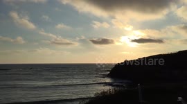Bude beach panoramic