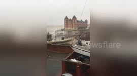 Storm Doris batters Liverpool