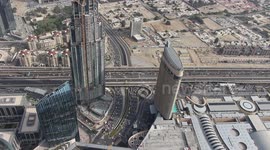 View From Bjur Khalifa Dubai