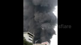 Major factory fire in southeastern China