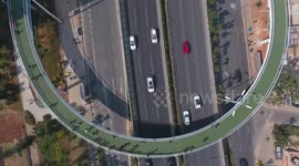 World longest 'cycling skyway' opens for trial runs in China