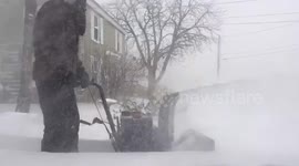Blizzard of 2015 Time-Lapse (Maine)