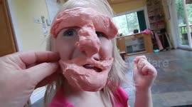 Facial Play Dough Fun