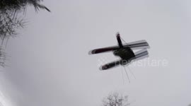 Big air, even bigger crash