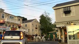 Driving through Kennebunkport, Maine