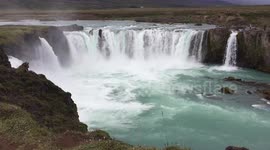 Goðafoss (Waterfall of the Gods) in North Iceland