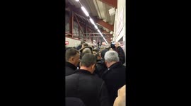 Huddersfield Town fans at Barnsley 25/2/17