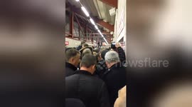 Newsflare Edit - Huddersfield Town fans at Barnsley 25/2/17