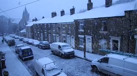Snow in Glossop