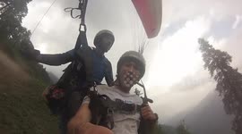 Paragliding in the Himalayas