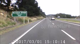Accident : 1 March 2017 @ Hampton Downs (Car trying to pass truck while entering roadworks)
