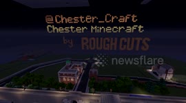 Chester Minecraft - Night time flyover
