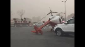 Strong wind hits southern China