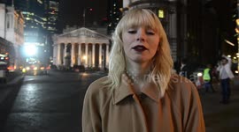 Ivy Mae Sings On the Set Of The New Merry Poppins Movie