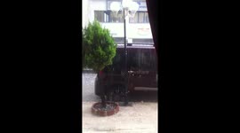 Golf ball sized hailstones fall in Turkey