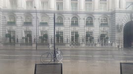 London hit by sudden hail storm
