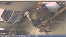 Driver presses accelerator by mistake and reverses into restaurant