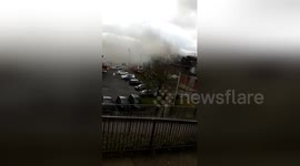 Major fire at Asda supermarket in Luton, UK