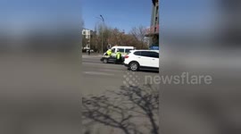 Driver drags police on bonnet for a hundred metre