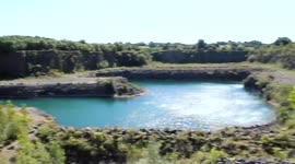 Dangerous Quarry Cliff Jumping in Wiltshire, UK